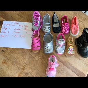Lot of Toddler shoes 11 pairs
